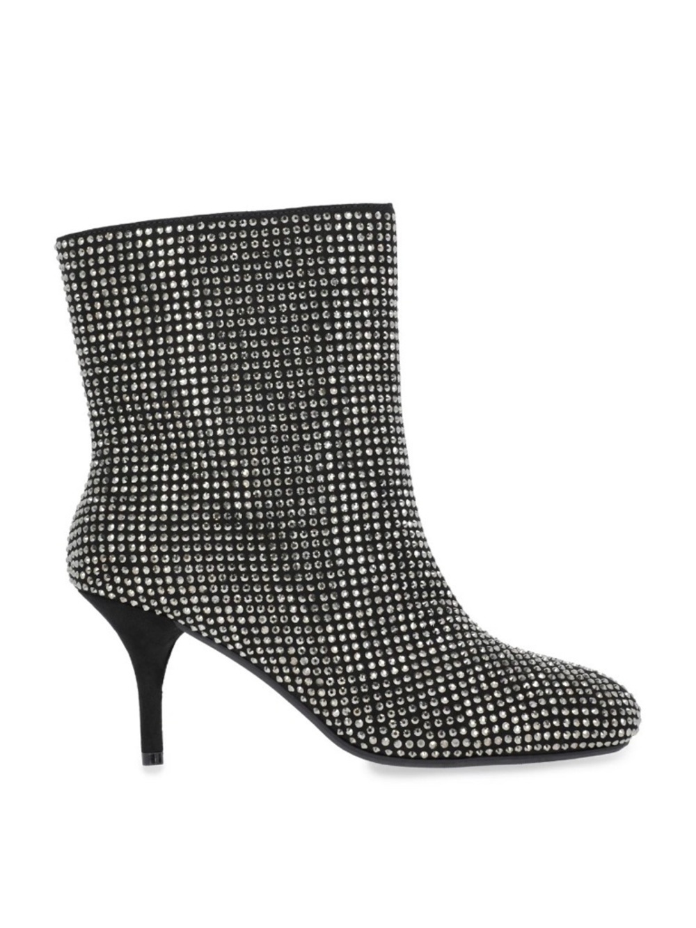 NWT Scoop Black Rhinestone Crystal Stiletto Ankle Boots Women’s Size 6 - Picture 7 of 13
